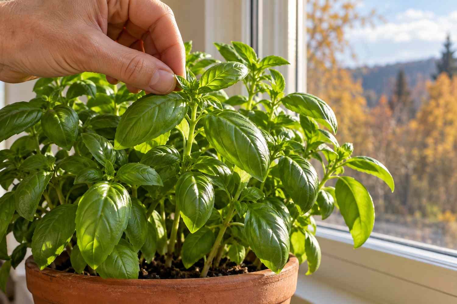 Basilico fresco tutto l'anno: i trucchi per coltivarlo anche in autunno e inverno