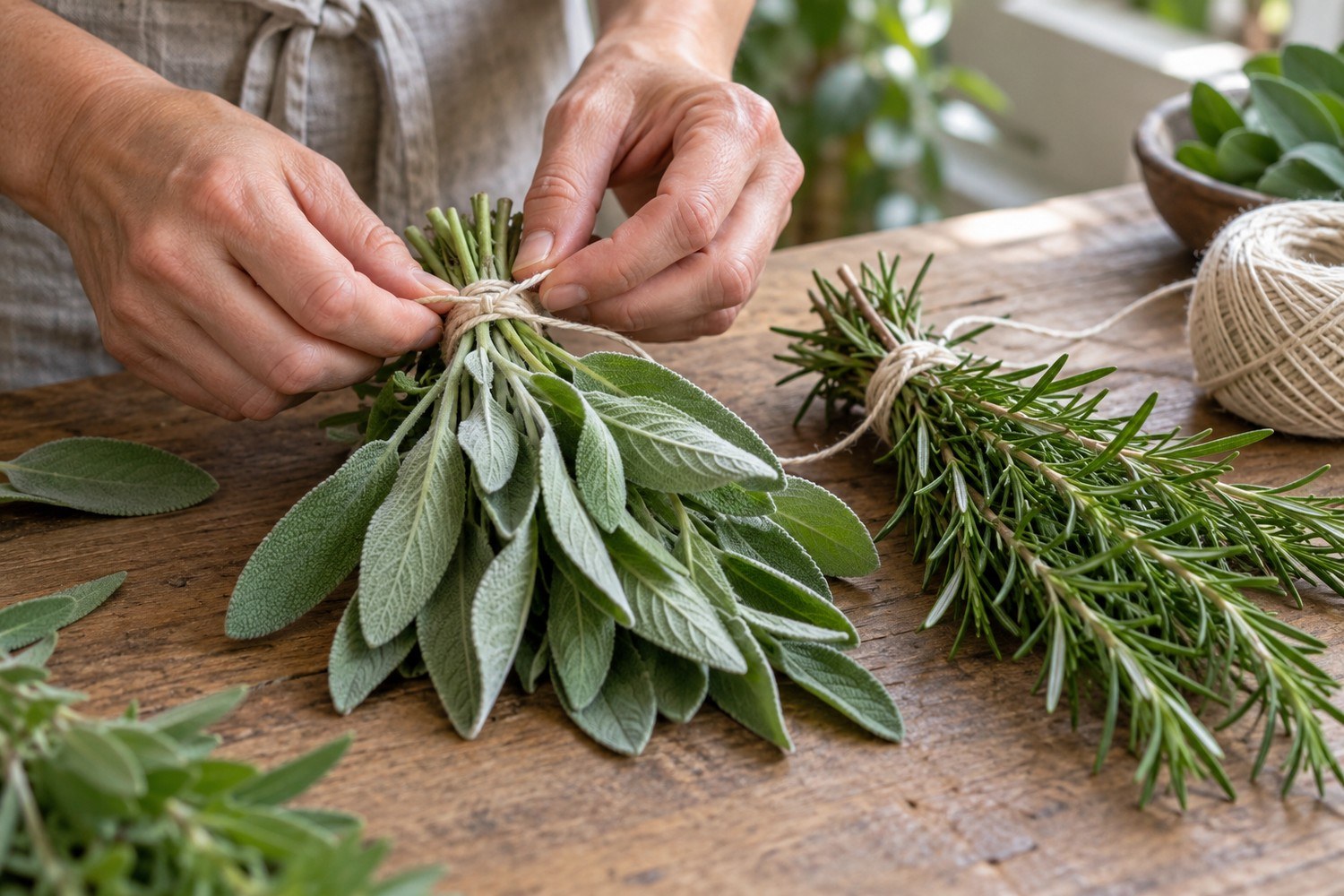 Come conservare il profumo di salvia e rosmarino prima che arrivi il gelo
