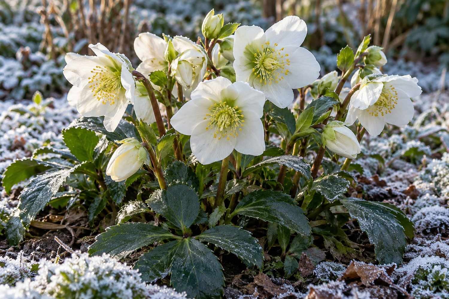 Questi fiori resistono al freddo e colorano il giardino fino a gennaio