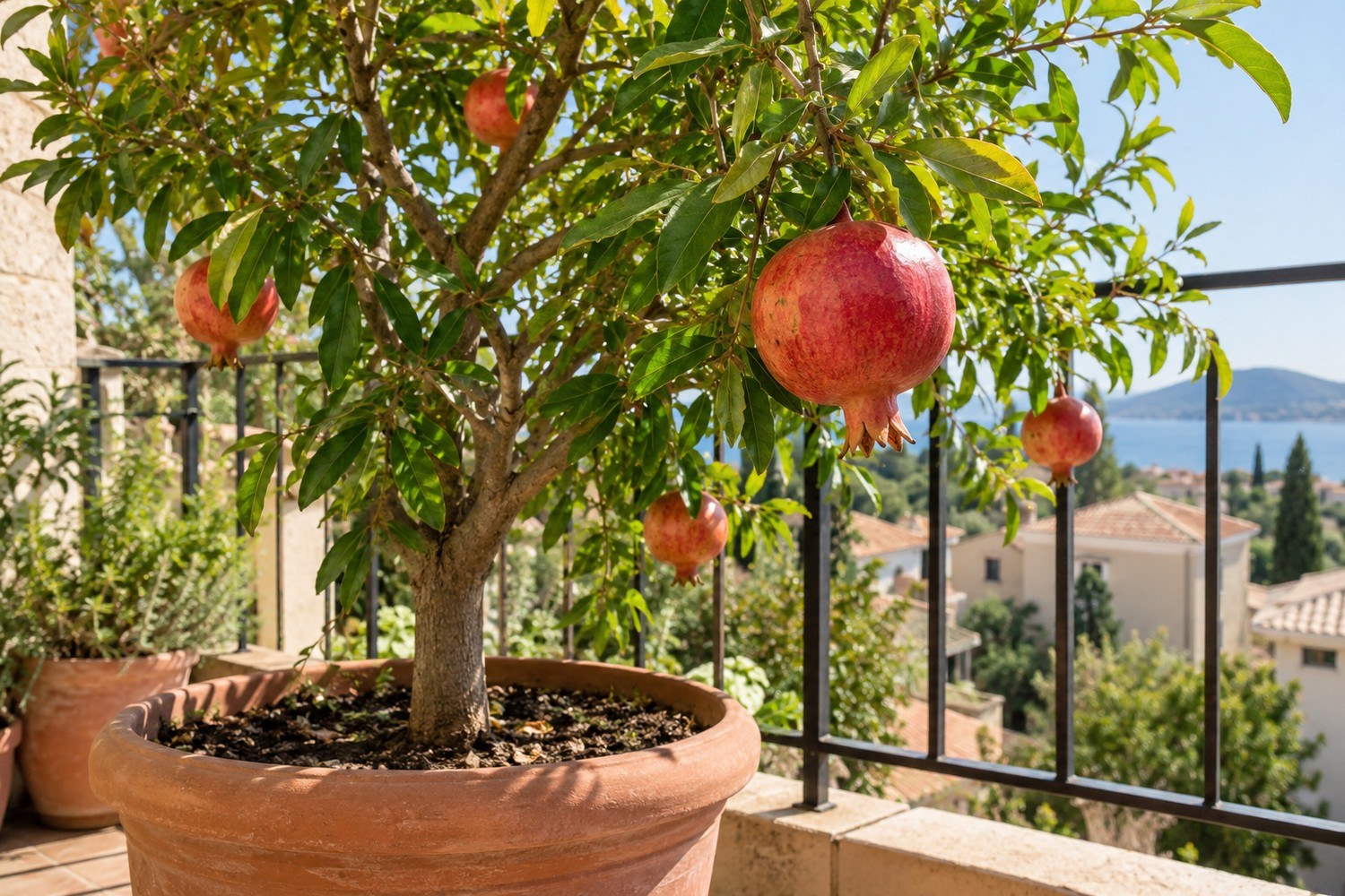 Melograno in vaso: come coltivarlo e ottenere più frutti sul balcone